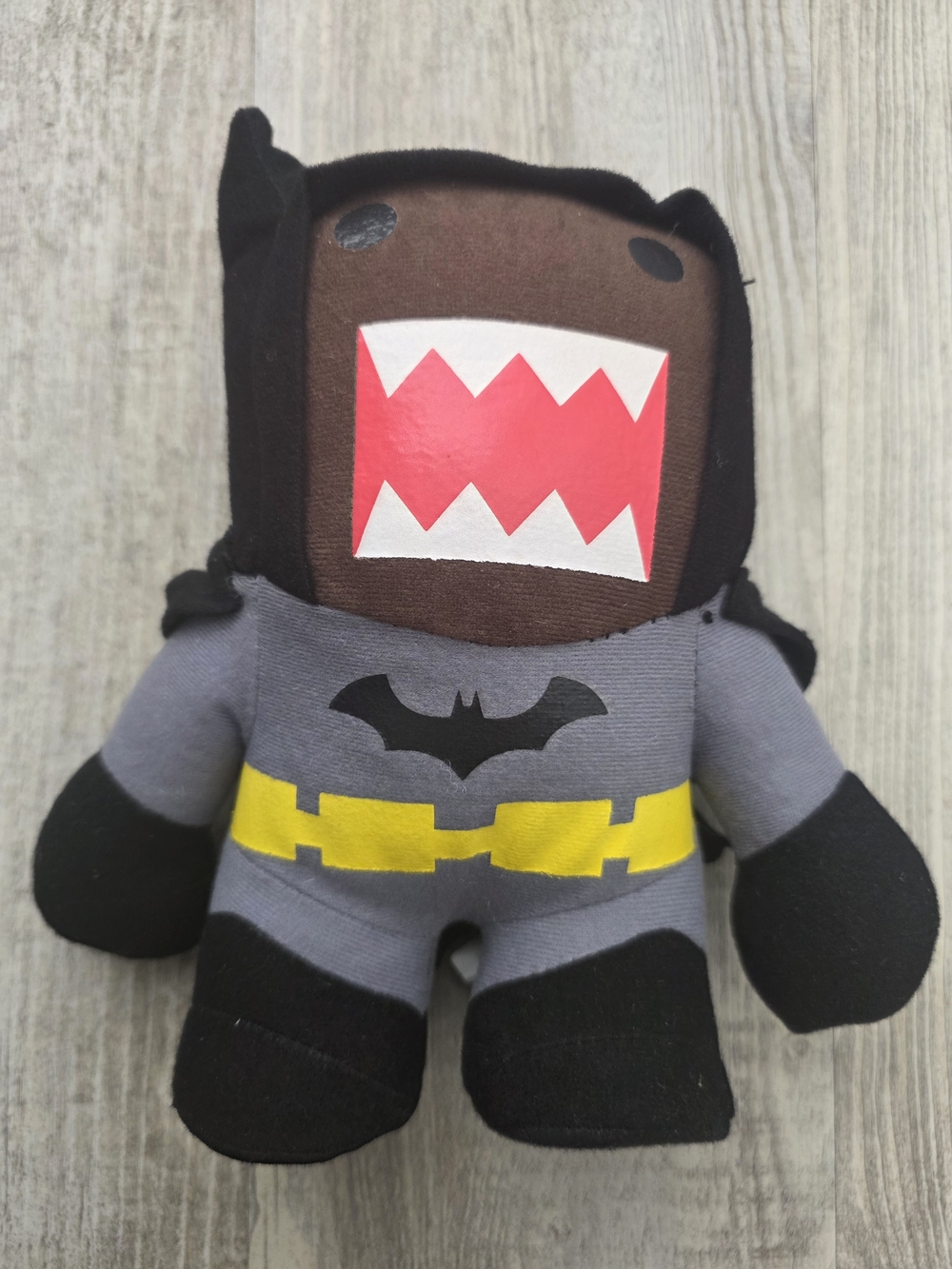 Domo Batman Plush 8.5in Gray Black